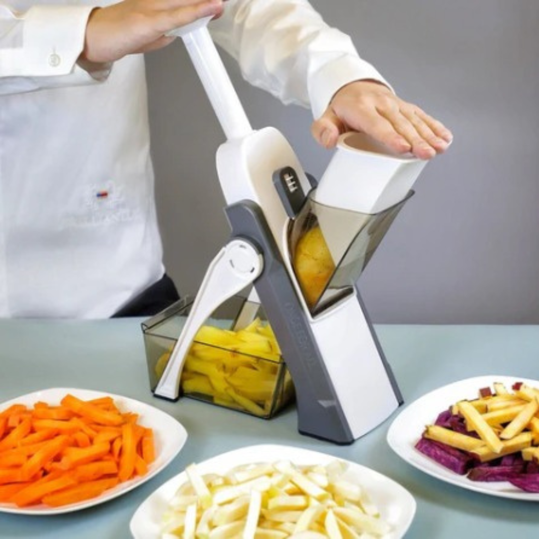 Cortador de Legumes 5 em 1 - Cores Sortidas