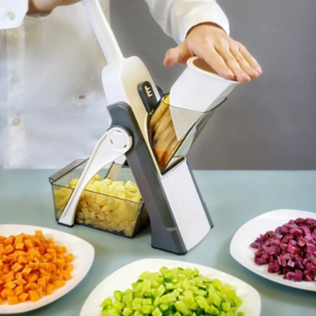 Cortador de Legumes 5 em 1 - Cores Sortidas