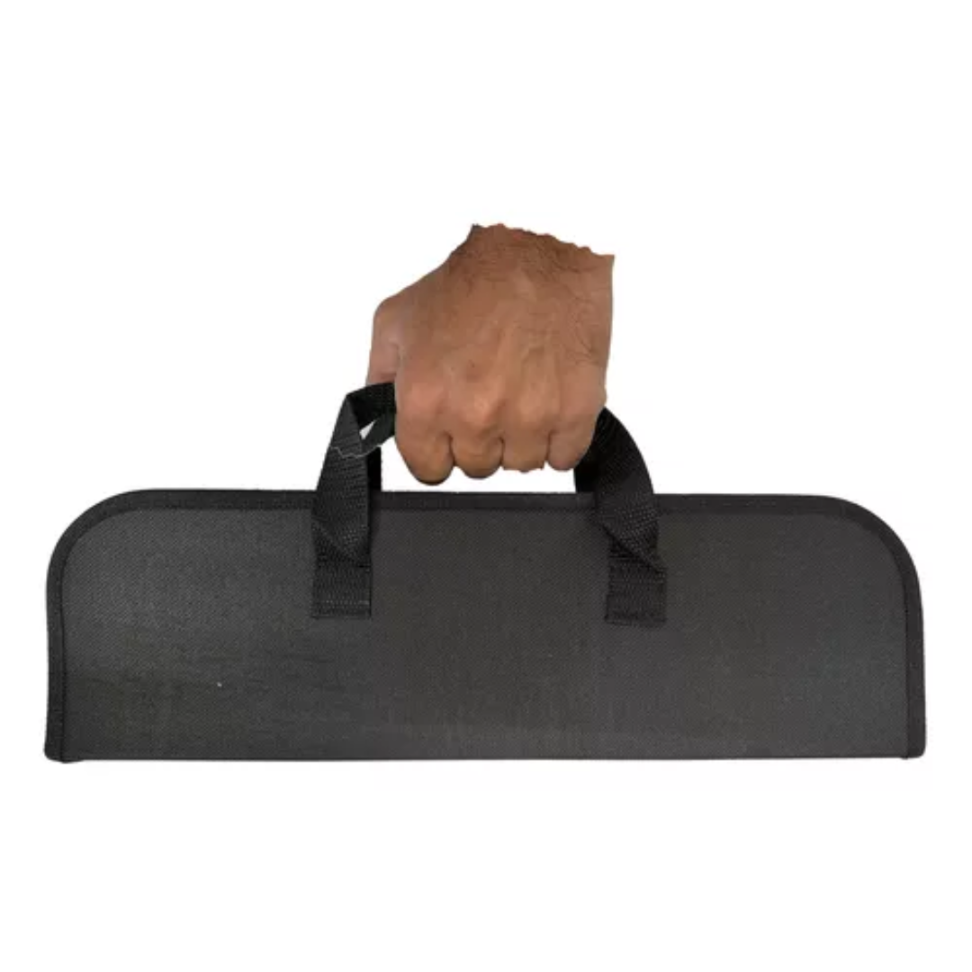 Kit Churrasco Luxo 9 Peças Inox com Maleta Profissional