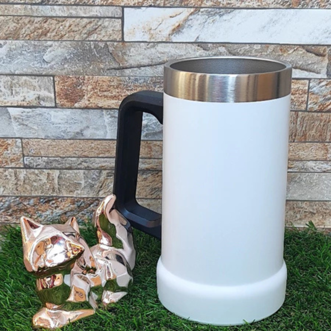 Caneca Térmica De Cerveja 709ml Branco