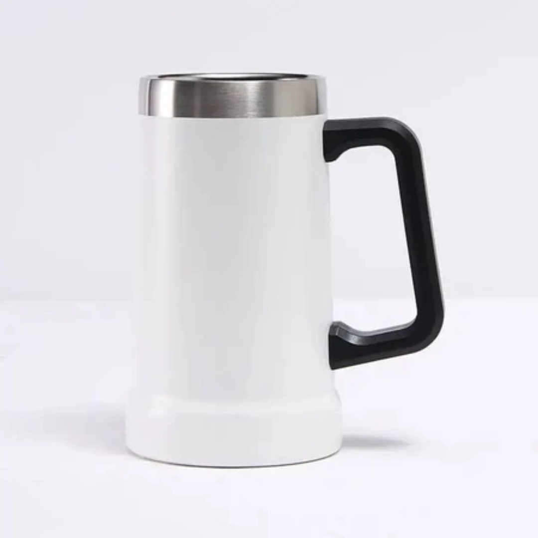 Caneca Térmica De Cerveja 709ml Branco