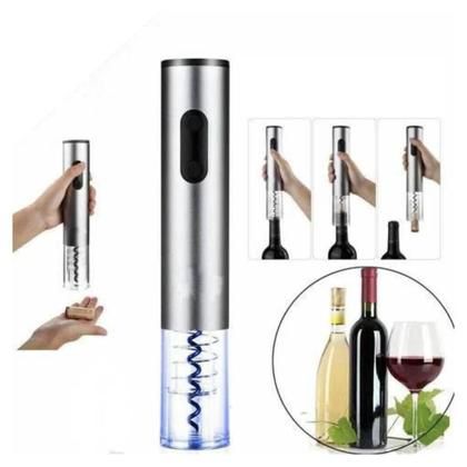 Abridor de Vinho Elétrico com LED – Portátil e Automático - Cores Variadas
