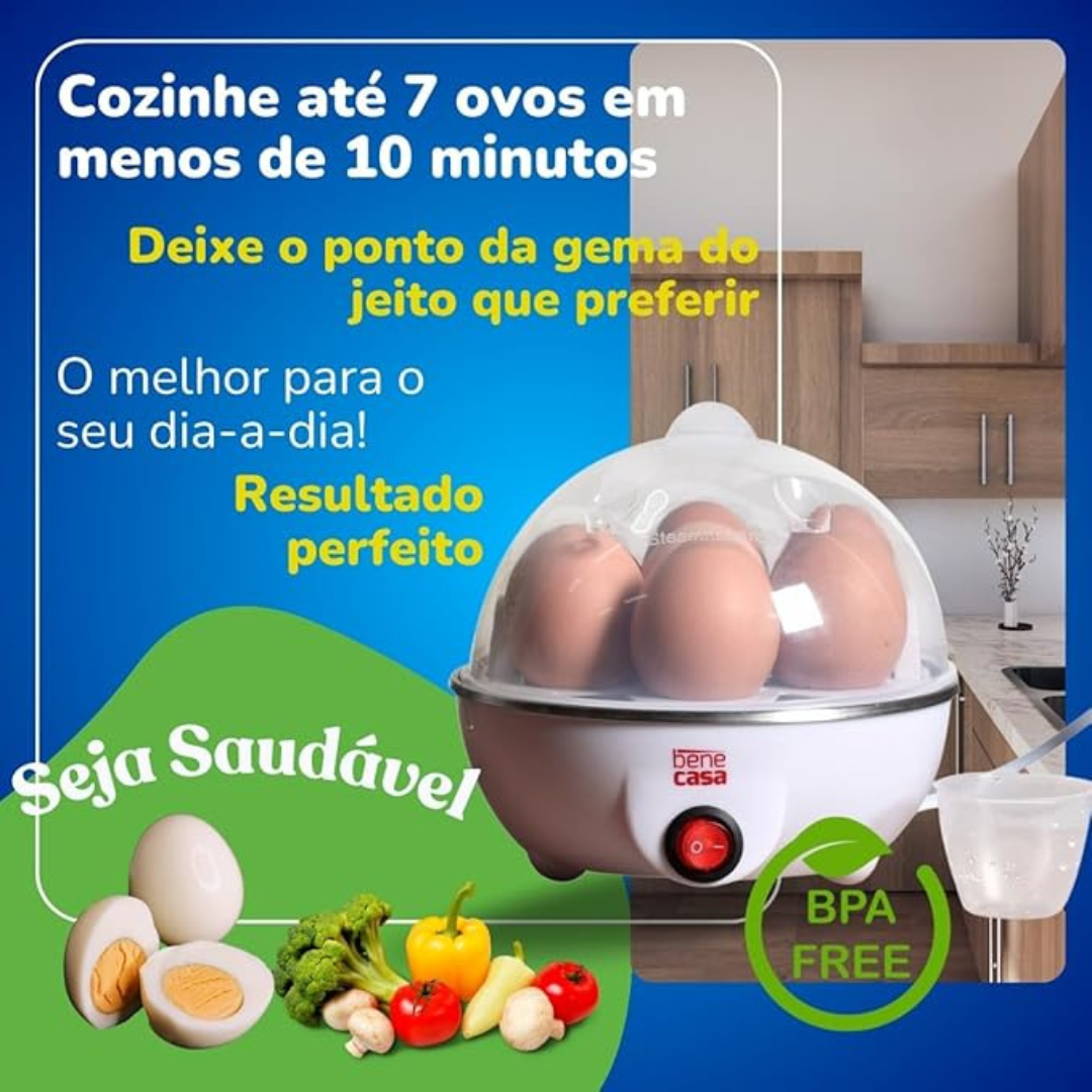 Cozedor de Ovos Elétrico Egg Cooker 110V