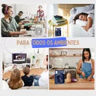 Mini Ventilador Umidificador de Ar Condicionado Portátil com LED USB
