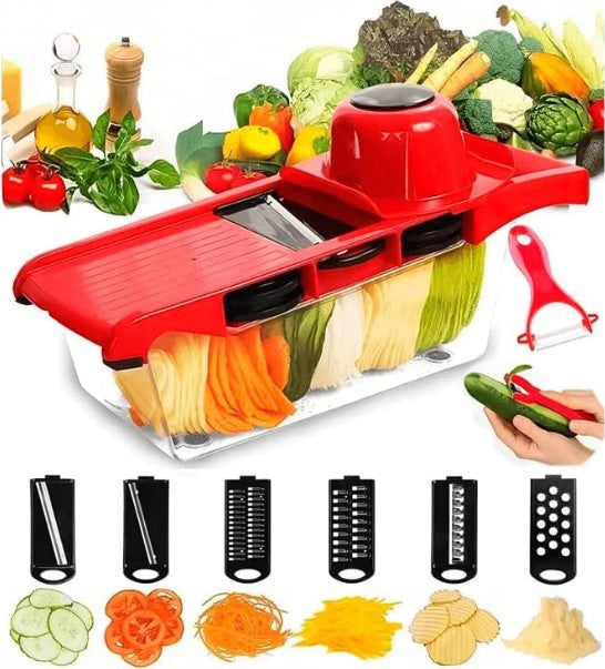 Cortador de Legumes e Fatiador de Frutas em Aço Inoxidável – Flexcut