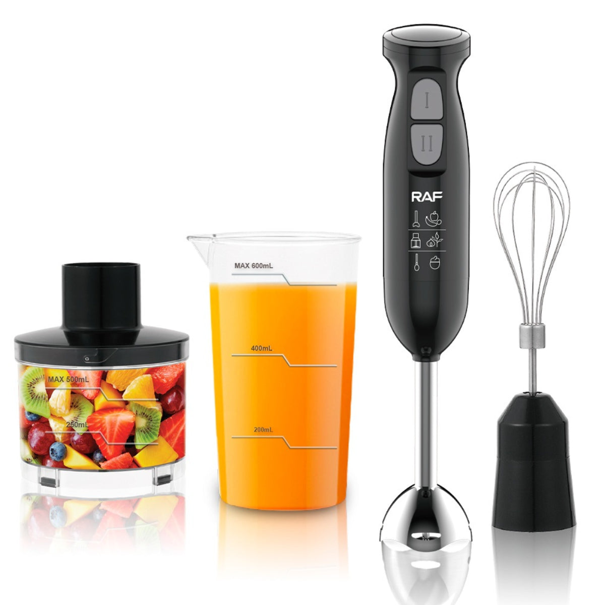 Mixer de Mão Elétrico 4 em 1 Profissional 500 W Bivolt