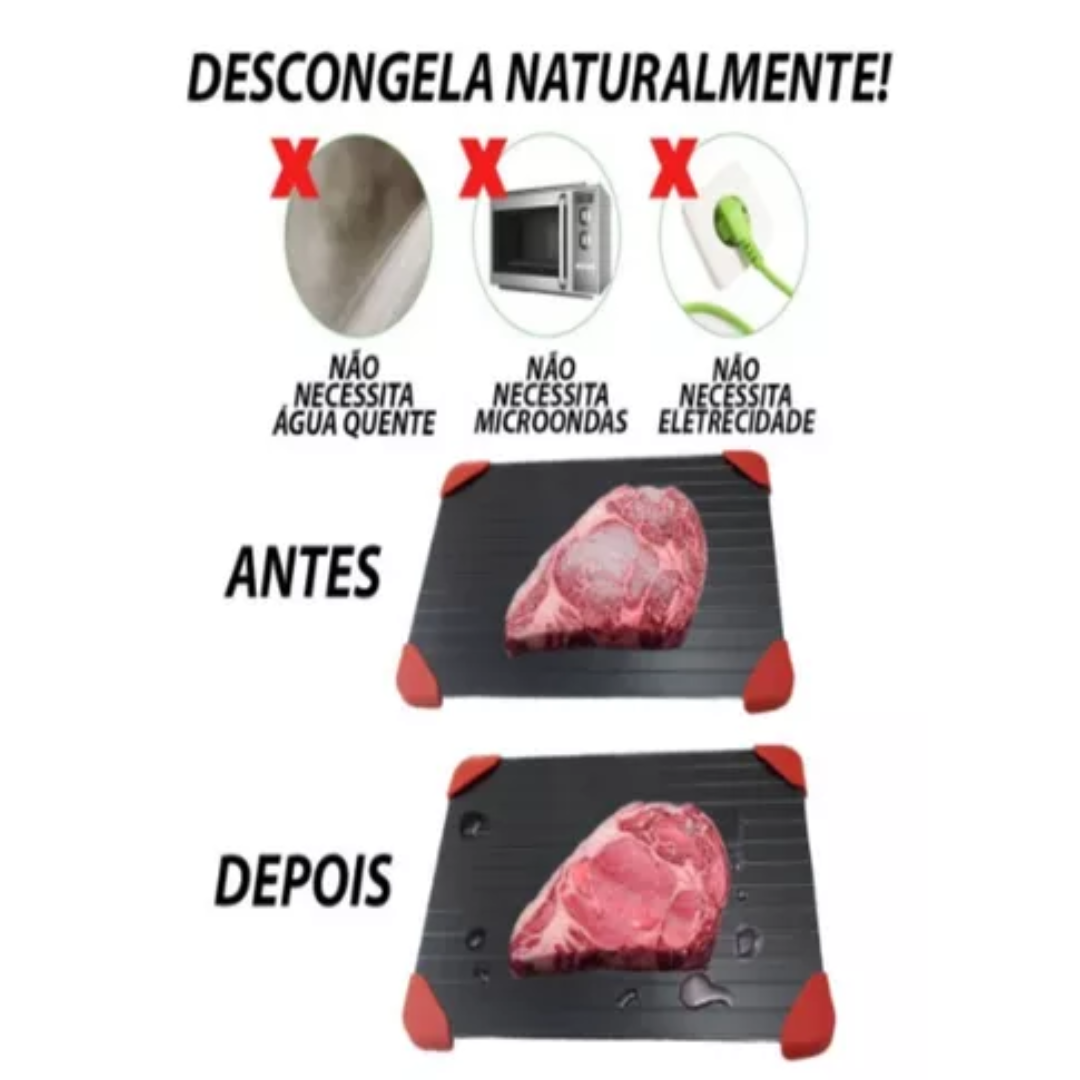 Kit Facas Profissionais 6 Peças com Tábua de Descongelamento Rápido