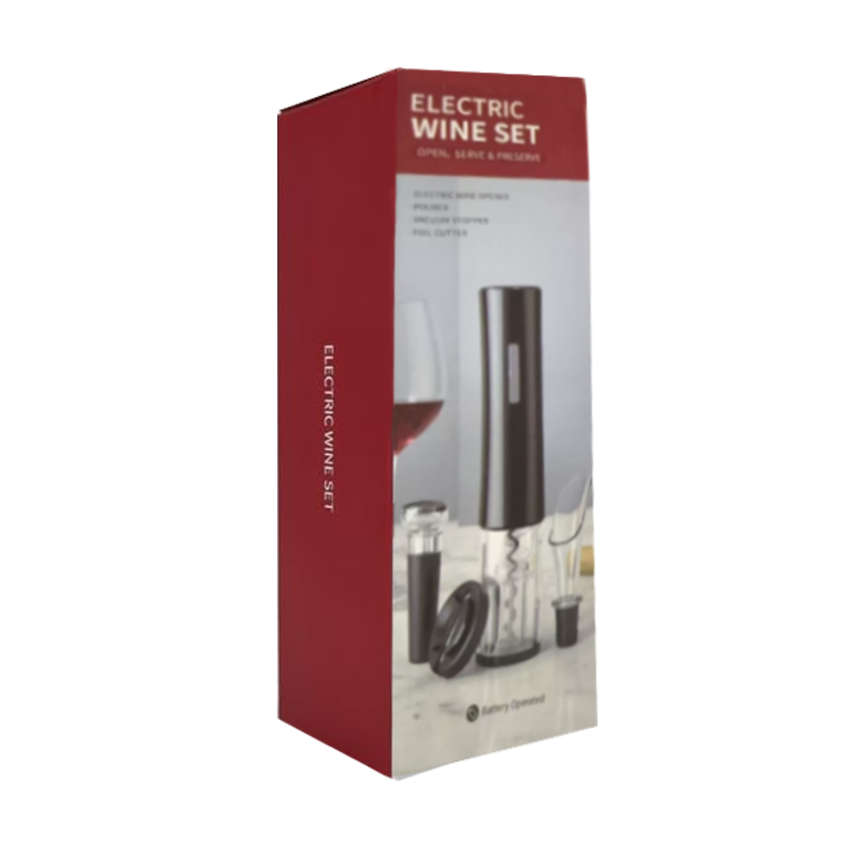 Kit Tábua de Frios + Abridor de Vinho Elétrico