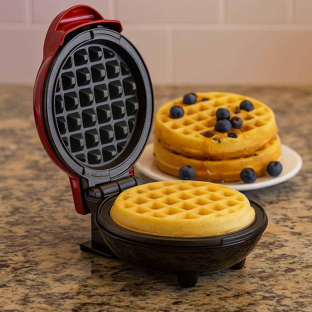 Máquina De Fazer Waffles Elétrico