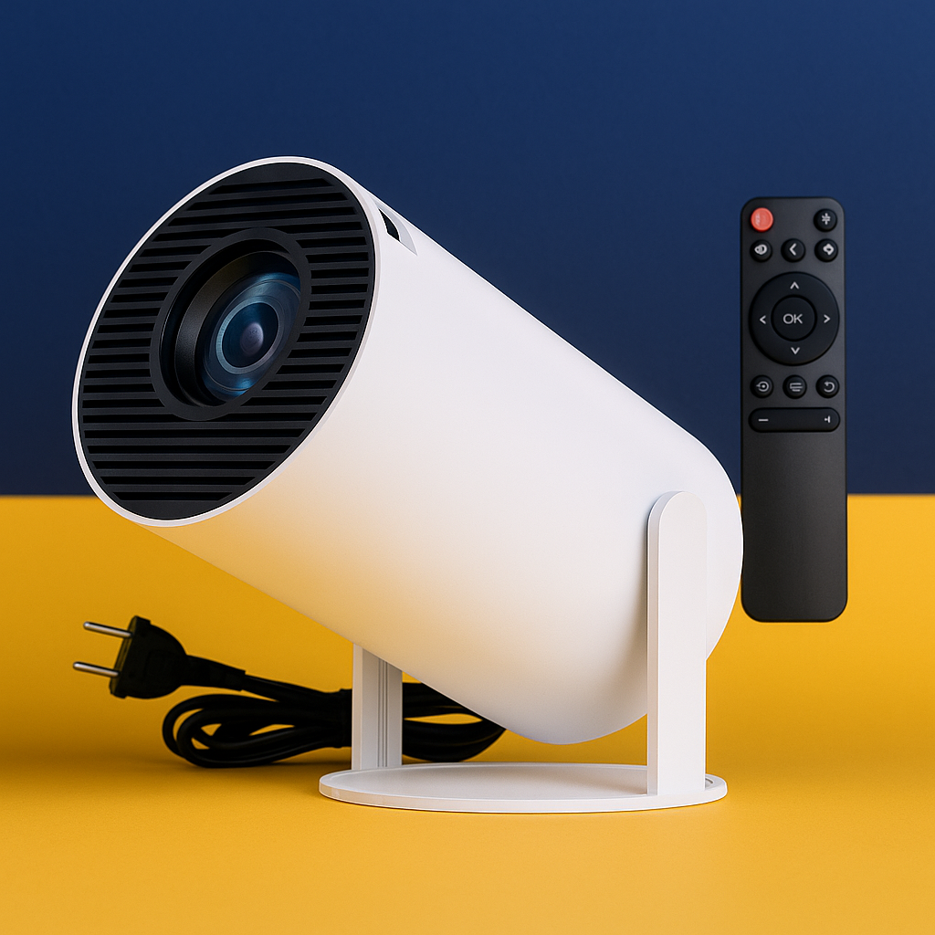 Projetor Portátil Smart | Wi-Fi Bluetooth