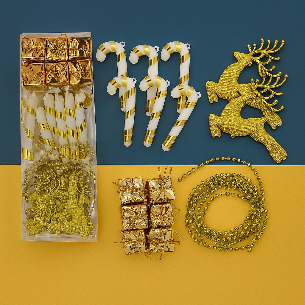 Kit 19 Enfeites de Natal para Árvore