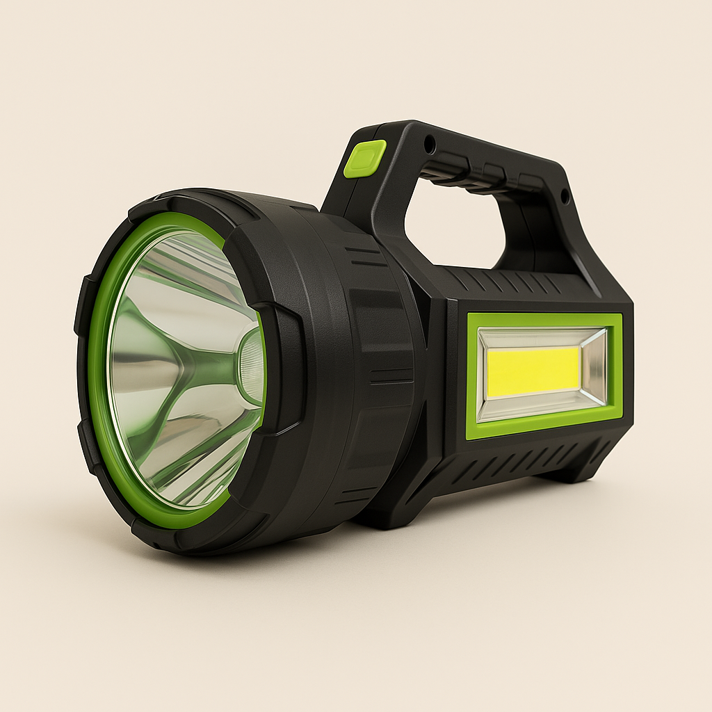 Holofote Recarregável Portátil com LED de Alta Intensidade