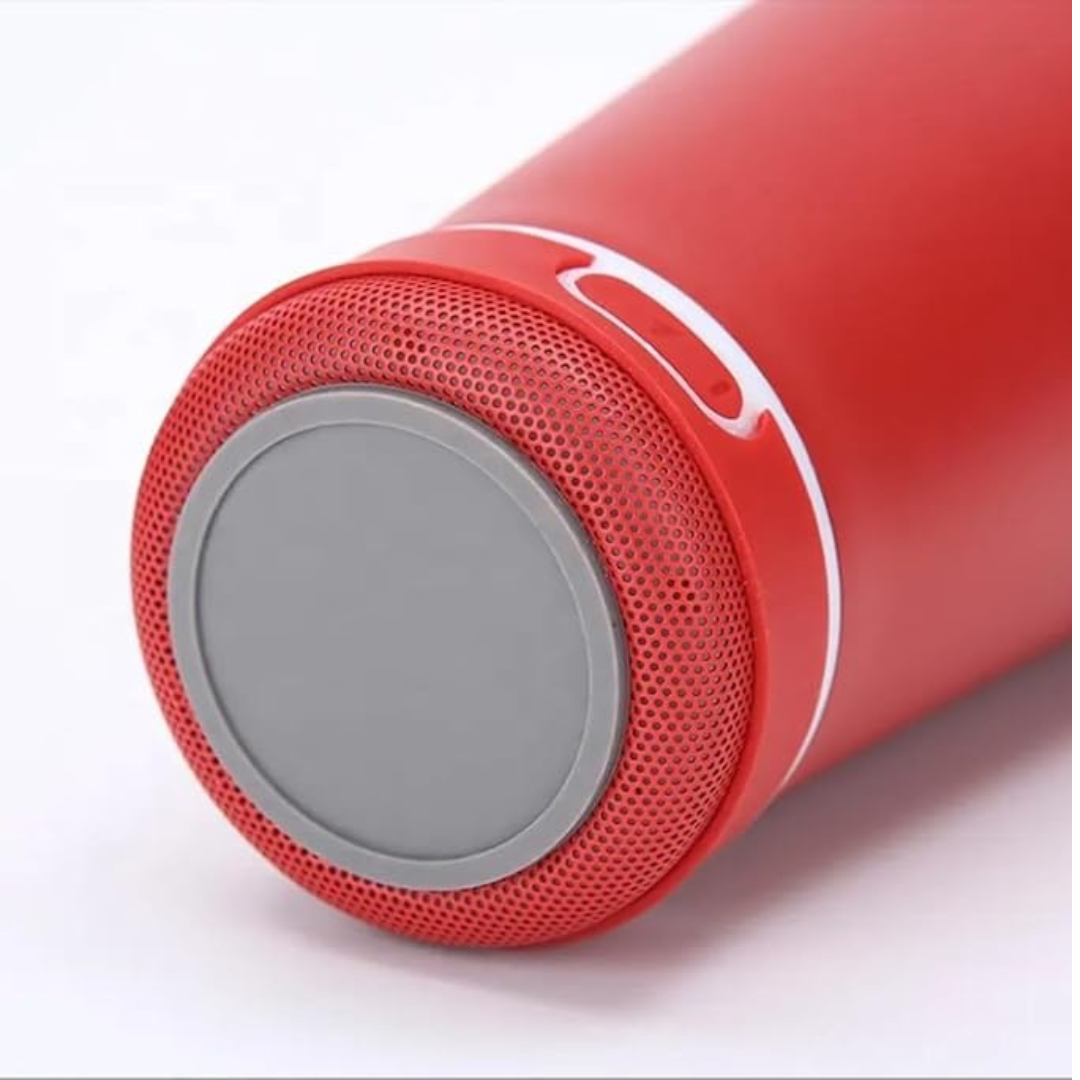 Copo Térmico Inox com SOM, TAMPA e ABRIDOR (473 ml) - Vermelho