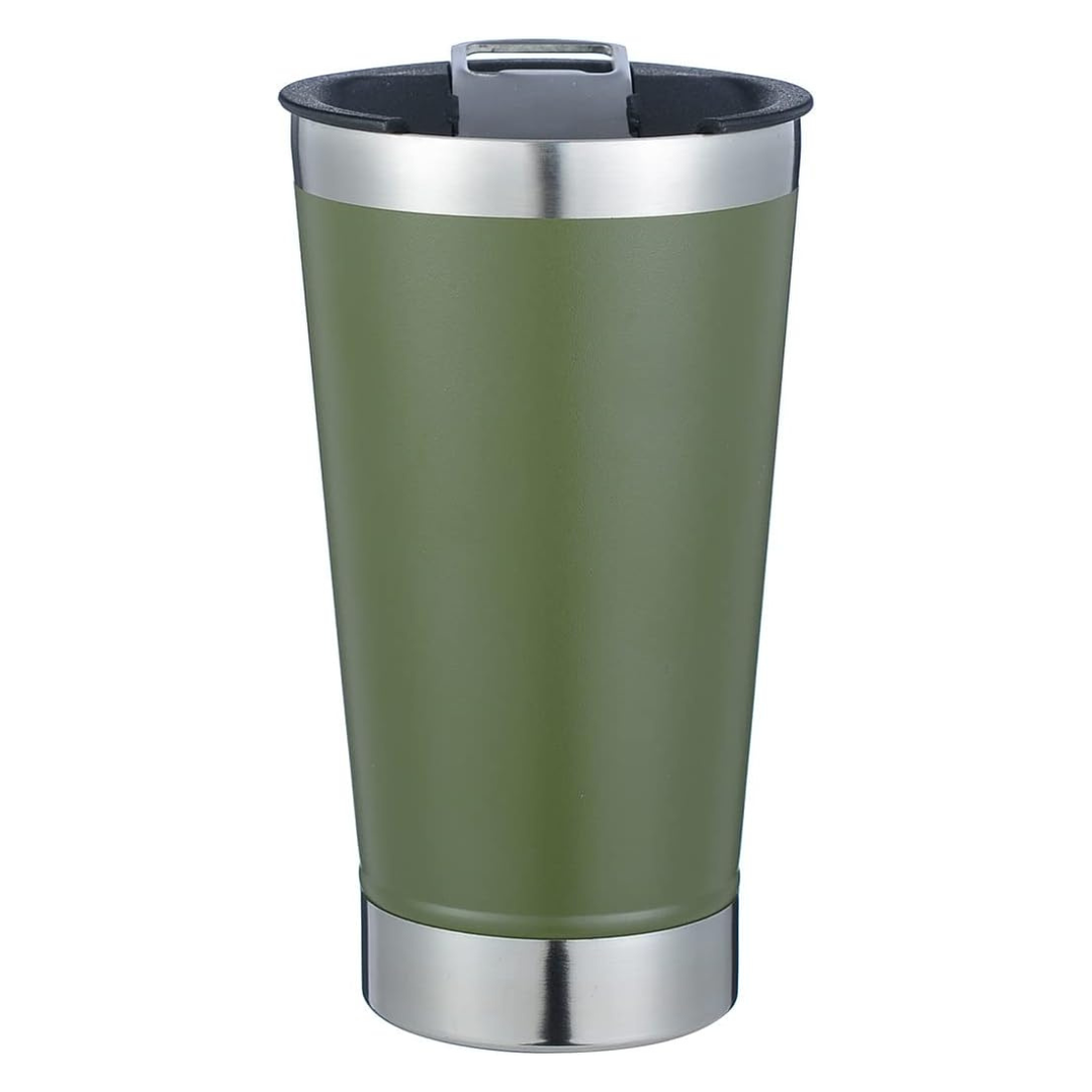 Copo Tampa com Abridor 473ml - Verde Militar