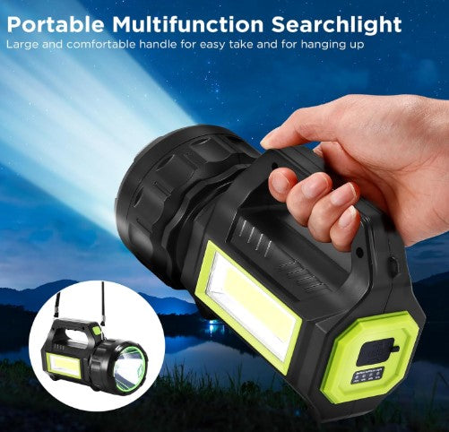 Holofote Recarregável Portátil com LED de Alta Intensidade