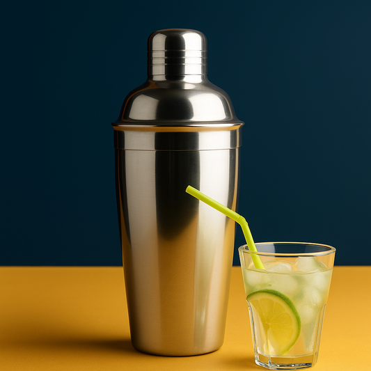 Coqueteleira Inox 500ml 3 Peças com Dosador