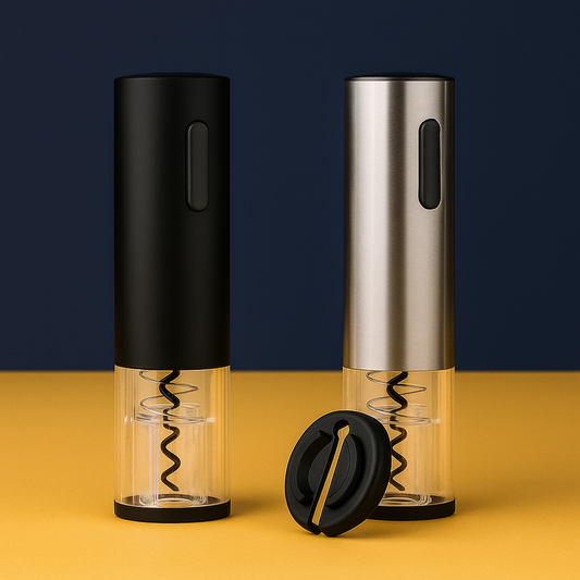 Abridor de Vinho Elétrico com LED – Portátil e Automático - Cores Variadas