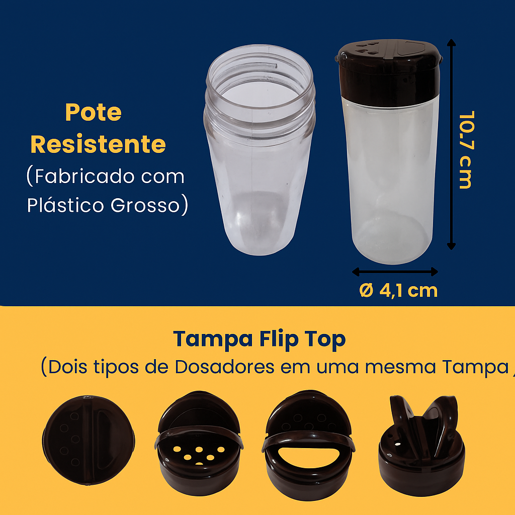 Porta-Tempero de Parede 6 Potes + Suporte Papéis