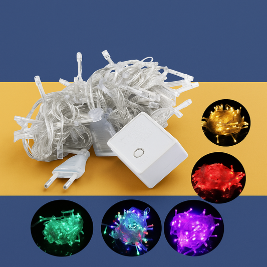 Pisca-Pisca LED 10m 100 LEDs 8 Modos – Bivolt