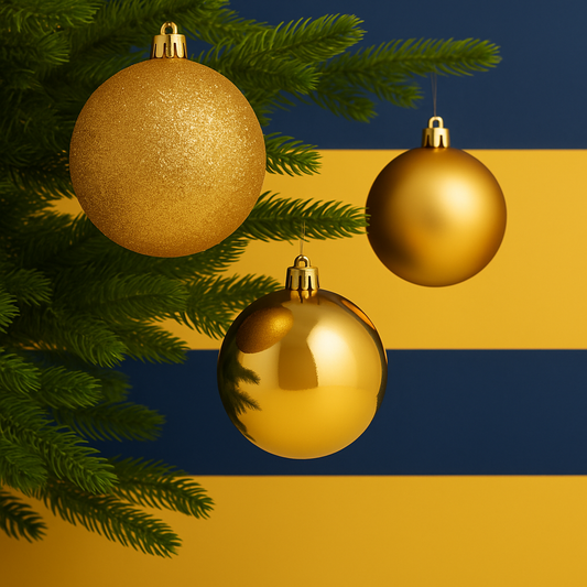 Kit 15 Bolas de Natal 4cm Mistas –  Dourada ou Vermelha [ESGOTADA]
