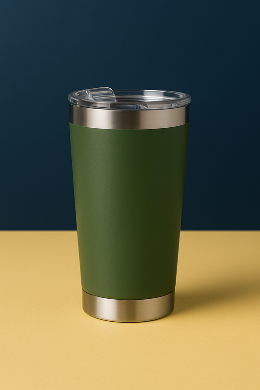 Copo Tampa com Abridor 473ml - Verde Militar