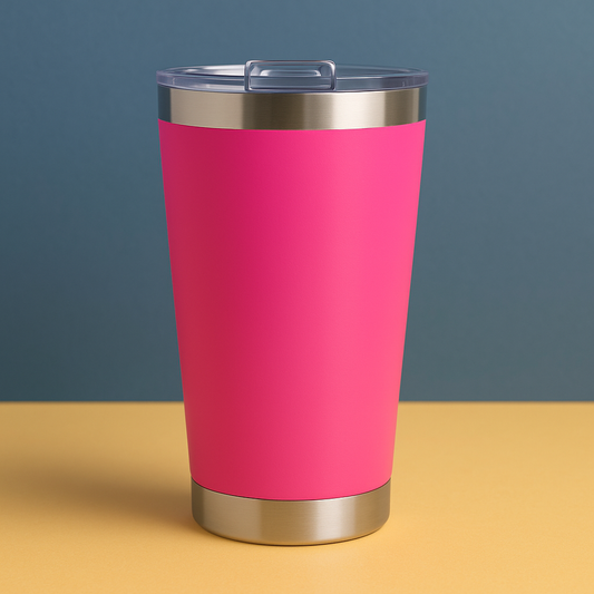 Copo Térmico Inox com TAMPA e ABRIDOR (473 ml) - Pink