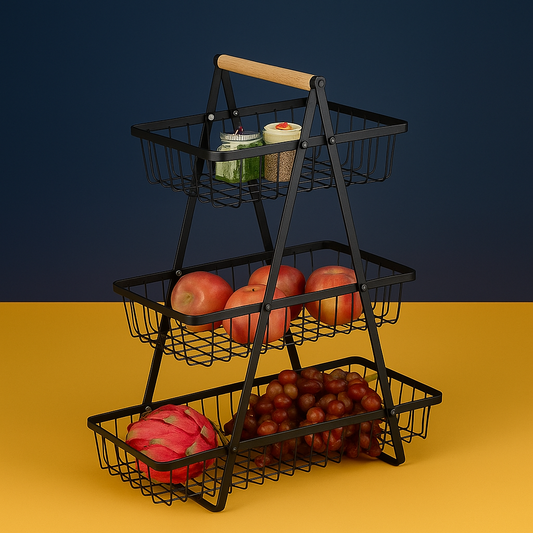 Fruteira de Mesa de 3 Andares