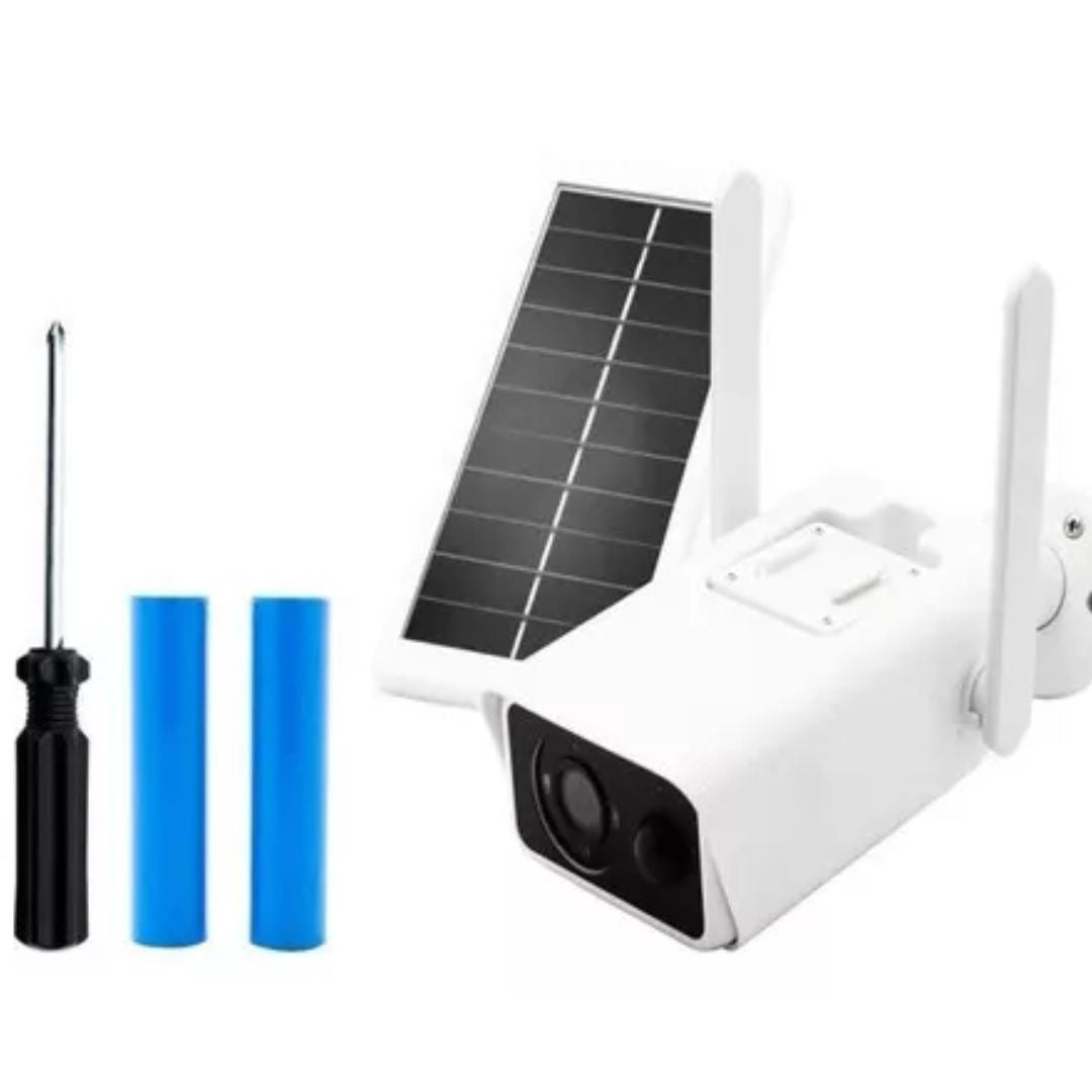 Câmera Solar Wi-Fi Segurança Full HD com Visão Noturna